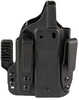Mission First Tactical Pro Holster Inside Waistband Holster Ambidextrous Black Glock 43X W/Wo Red Dot H3-GL-1-BR1 H8-GL-