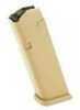 Glock OEM Magazine, 9MM, 17Rd, Coyote Brown Finish