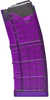 Lancer Magazine L5 Advanced Warfighter 223 Remington 556NATO 30Rd Translucent Purple AR Rifles 999-000-2320-01