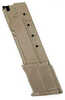 Promag Magazine 5.7x28mm 30 Rounds Fits Fn Five-seven Usg 5.7x28mm Pistol Polymer Construction Flat Dark Earth Fnh-a2-fd