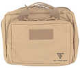 Full Forge Gear CAT2 Double Pistol Case Tan 12"x10" 