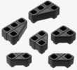 Magpul Mag1366-Black DAKA Block Kit Angled, Includes 45 Degree Blocks (2), 45/90 Degree Blocks (2) & 30/60 Degree Blocks