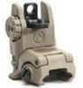 Magpul Industries MBUS Back-Up Rear Sight Gen 2 Fits Picatinny Rails Flat Dark Earth Finish Flip Up MAG248-FDE