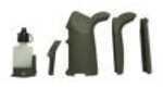 Magpul Mag521-ODG MIAD Type 2 Gen 1.1 Grip Kit Polymer Aggressive Textured OD Green For AR Platform