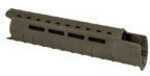 Magpul Industries MOE Slim Line Handguard Features M-LOK Slots Fits AR-15 Mid Length OD Green Finish MAG551-ODG