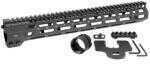 Midwest Industries Combat Rail M-Lok Handguard, Fits AR Rifles, 14", Wrench Included, Black Finish MI-CRM14