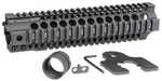 Midwest Industries Combat Rail T-Series Free Float Handguard 10" Length Quad Black Anodized Finish Includes Barrel