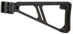 Midwest Industries Side Folding Fixed Stock Black Fits Picatinny Rail  
