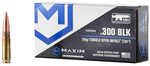 Maxim Defense Industries Sba Short Barrel Ammunition 300 Blackout 190 Grain Solid Copper Bullet Tui (tumble Upon Impact)