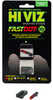 Hi-viz Fastdot H3 For Glock Mos 9/40 Tritium/fiber Optic Night Sights Red Front With Green Rear Gglmfd21