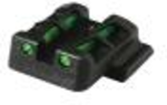 HiViz Sight Systems Hi-viz Litewave Fits 9mm 40 S&w 357 Rear Only Includes Cludes Litepipes And Key Gllw15