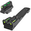Hi-Viz Sight Set Fiber Optic Sights Fits Henry H009/H009AW Fixed Green Rear Red and White LightPipes for Fr