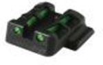 HiViz Sight Systems Hi-viz Litewave Fits 9mm 40s&w 357sig Rear Only Include Litepipes And Key Mpslw11