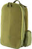 NcSTAR Patch Backpack 18"x14"x3" Main Compartment with Hydration Compartment Green Large Secondary Compartment Small Sid