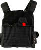 NcSTAR Laser Cut Plate Carrier Black Size Medium-2XL Laser Cut MOLLE Slots Kangaroo Pouch Fits 10"x12" Hard Plates CVLCP