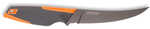 Outdoor Edge Vantex Fixed Blade Knife 5" Boning Blade 9.9" Overall Length 7Cr17MoV Blade Steel Plain Edge Titanium-Coate
