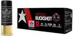 12 Gauge 10 Rounds Ammunition Stars and Stripes Defense 2 3/4" 9 Pellet Lead #00 Buck