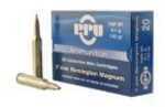 PPU Standard Rifle 7mm Rem Mag 140 gr 3110 fps Pointed Soft Boat-Tail (PSPBT) Ammo 20 Round Box