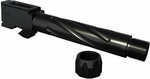 Rival Arms Match Grade Drop-In Threaded Barrel For Gen 3/4 for Glock 19 9MM 1:10" twist Black Physical Vapor Deposition 
