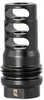Rugged Suppressors 3 Port Brake .338 Muzzle Brake 5/8x24 Thread Pitch Matte Finish Black Mb024