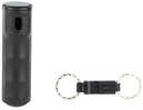 Sabre Pepper Gel with Quick Release Whistle Keychain .54 Ounces Black Matte Finish 