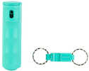 Sabre Pepper Gel with Quick Release Whistle Keychain .54 Ounces Mint Matte Finish 