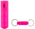 Sabre Pepper Gel with Quick Release Whistle Keychain .54 Ounces Pink Matte Finish  