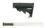 Spikes Tactical Coplete M4 Stock Kit Black Finish Includes ST-T2 Buffer Tube Spring Castle Nut End Plate