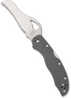 Spyderco Gooney Folding Knife 3.44" Hawkbill/Sheepsfoot Blade SpyderEdge 9Cr18MoV Blade Steel 7.71" Overall Length Back 