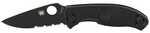 Spyderco Tenacious Folding Knife Black 3.39" 8cr13mov C122psbbk