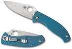 Spyderco Tenacious Folding Knife 3.35" Drop Point Blade 8Cr13MoV Blade Steel 7.74" Overall Length R.I.L. Lock Satin Fin