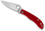 Spyderco HONEYBEE Folding Knife 1.68" Drop Point Blade 12C27 Blade Steel 3.72" Overall Length Slipjoint Lock Satin Finis