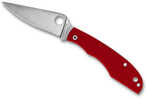 Spyderco GRASSHOPPER Folding Knife 2.3" Drop Point Blade 12C27 Blade Steel 5.13" Overall Length Slipjoint Lock Satin Fin