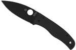 Spyderco Bodacious Folding Knife Plain Edge Black G-10 Handle Matte Finish Black 3.66" Blade Length CPM-S30V Steel C263G