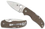 Spyderco Native 5 Folding Knife 2.95" Drop Point Blade CPM CRU-WEAR Blade Steel 6.95" Overall Length Back Lock Satin Fin