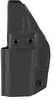Tagua Ambi Disruptor Iwb/owb Belt Holster Kydex Conxruction Black Fits Glock 43 Ambidextrous Ambi-dtr-355