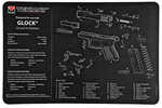 Beck TEK LLC (TEKMAT) TEKR17for Glock4243 for 42/43 Gun Cleaning Mat 11"X17"X1/8"