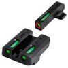 Truglo Tfx Pro Sight Set Fits Springfield Hellcat Tritium/fiber-optic Day/night Sight 24/7 Brightness Orange Ring On Fro