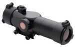 Truglo Triton Red Dot Picatinny Red/Green/Blue Reticle Colors 3 MOA Center Dot. Illuminated Ring represents 20" Circle a