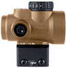Trijicon MRO SD Red Dot 25mm Objective 2 MOA Dot Anodized Finish Coyote Brown Full Co-Witness Mount MRO-C-2200327