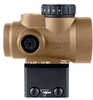 Trijicon MRO SD Red Dot 25mm Objective 2 MOA Dot Anodized Finish Coyote Brown Lower 1/3 Co-Witness Mount MRO-C-2200328
