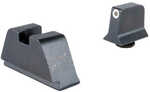 Trijicon Suppressor/optic Height Night Sights White Front With Metal Rear & Green Lamps For Glock 17 19 22 23 24 26 27 3