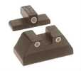 Trijicon Tritium Night Sight Fits HK P2000 Full/Compact Matte Finish 3 Dot HK09-600275