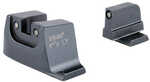 Trijicon Suppressor/Optic Height Night Sights Black Front with Black Rear & Green Lamps Fits Smith & Wesson M&P C.O.R.E.