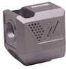 True Precision True-Lock Compensator Fits Sig P365/X/XL/Macro with 1/2X28 Threaded Barrel Silver TP-P365MUC-SS