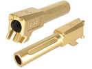 True Precision Barrel 9mm Fits Springfield Hellcat Pro Titanium Nitride Finish Gold Tp-shcpb-xg