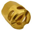 True Precision Y-Micro Comp Compensator 9MM Fits 1/2-28 Threads Titanium Nitride Finish Gold  