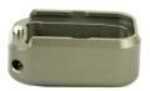 Taran Tactical Innovation Base Pad For Glock 17/22 +3/+4 Small Titanium Gray Finish GBP940-005