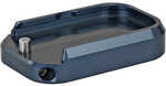 Taran Tactical Innovation Base Pad For Glock +0 9/40 Double Stack Titanium Blue Finish GBP940-4S