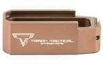 Taran Tactical Innovation PMAG Base Pad for AR15 +5 Coyote Bronze Finish PMBP-06